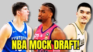 The Sleepers' Early 2024 NBA Mock Draft!