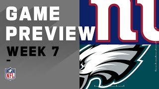 New York Giants vs. Philadelphia Eagles | NFL Week 7 Game Preview