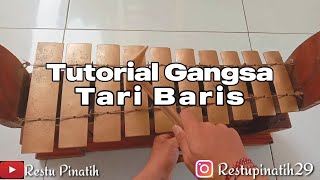 Tutorial Gangsa Tabuh Tari Baris | Gambelan Bali