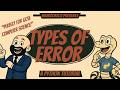 Types of Error - Python Tutorial + Full Explanation