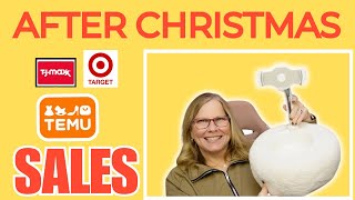 Temu, TjMaxx, and Target After Christmas Sale Haul and 💌 Friend Mail  #temufinds #tjmaxx #target