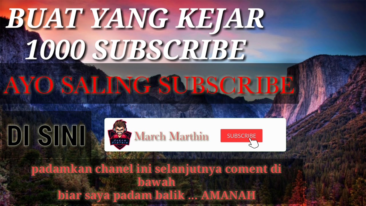 Saling Subscribe Terbaru Dan Aman 2020 Youtube