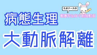 病態生理「大動脈解離」【看護学生向け勉強動画】