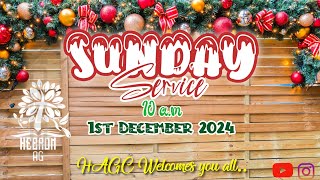 SUNDAY WORSHIP || 01st December 2024 || Hebron AG Church Nanguneri