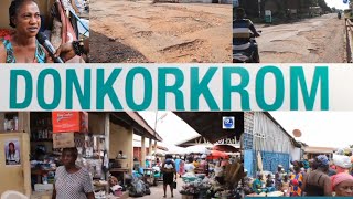 Watch This Before You Visit Donkorkrom, Afram Plains | Roads and Market Activities