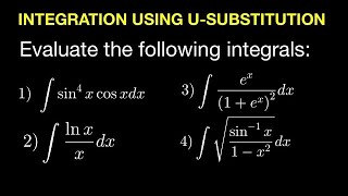 Integration Using u-Substitution (Transcendental Functions)