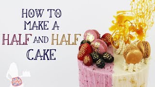 How To Make A Half And Half Cake