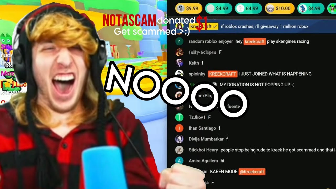 Kreekcraft Gets Scammed Youtube