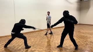 Aiginskalk Rapier Sparring | 22/1/25 | Nick H vs Julian W