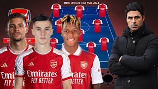 Arsenal Strongers Lineup FT Transfer Target For Season 24/25 ~ FT SESKO, WILLIAMS & GUIMARÃES ~ News