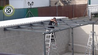 ¿Se puede techar una pérgola con poco dinero? Yo lo hice y TE LO MUESTRO