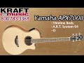 kraft music yamaha apx700ii acoustic electric guitar