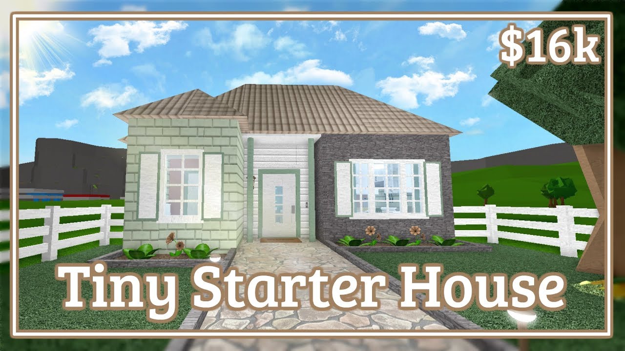 Bloxburg - Tiny Starter House Speed-build (No Gamepasses) - YouTube