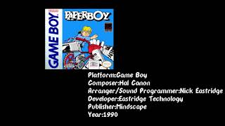 Paperboy (Game Boy) Soundtrack