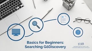 Basics for Beginners: Searching GöDiscovery