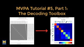 MVPA Tutorial #5, Part 1: MVPA with The Decoding Toolbox