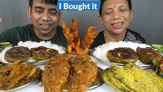 Food Vlog Delicious and Spicy Bengali Thali Eating Show