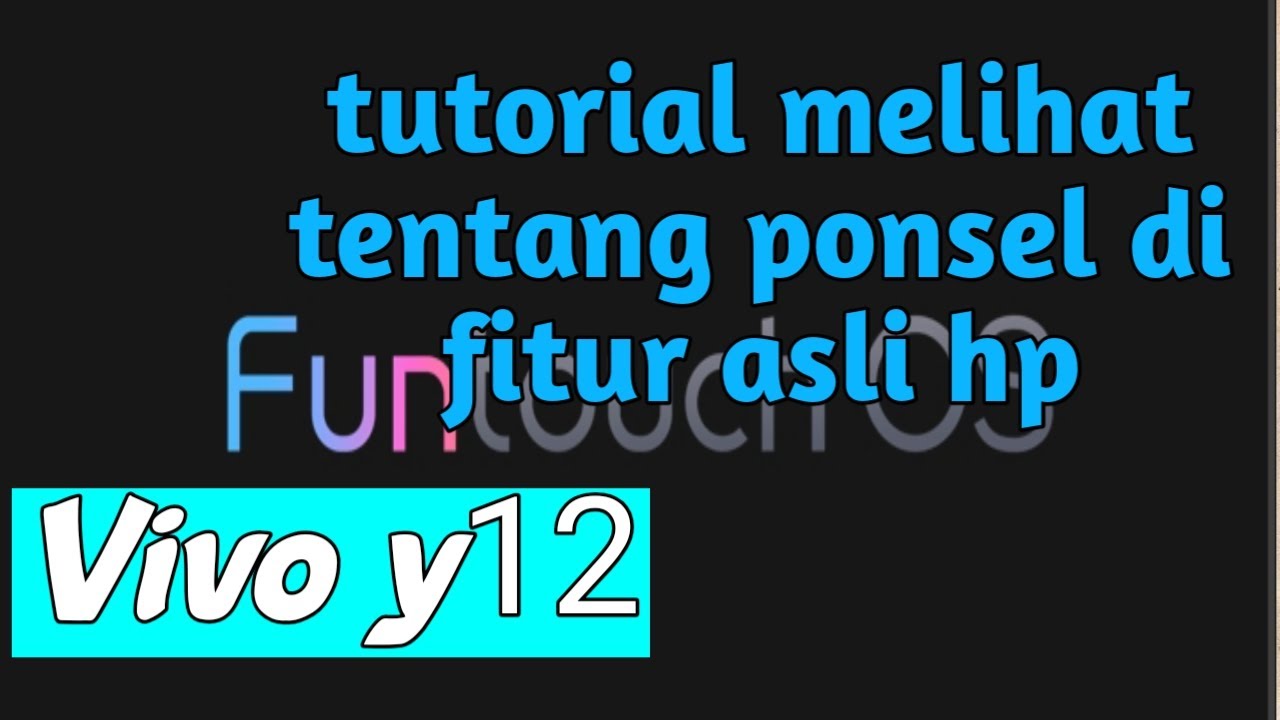 Cara Memasukan Persentase Baterai Kedalam Area Baterai HP Vivo Y12 ...