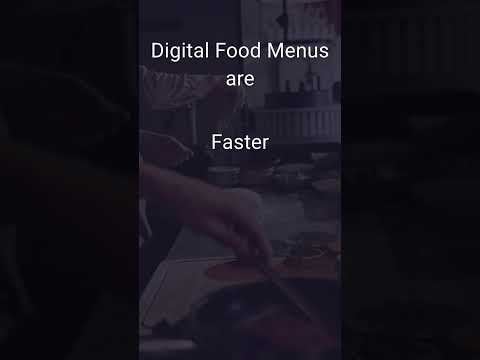 Convert your PDF menu to a digital food menu | Free online