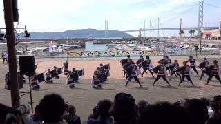 京炎そでふれ！チーム 大曇天返し  神戸よさこい2014 マリンピア会場