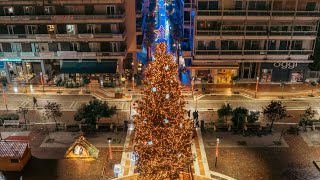 Το Χριστουγεννιάτικο δέντρο στο Αγρίνιο!