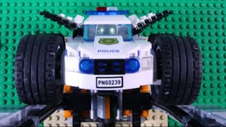 LEGO Experimental Police Car Rocket! STOP MOTION LEGO Police Cars and Trucks | LEGO | Billy Bricks