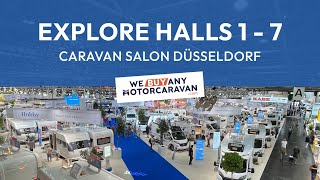 Explore the Caravan Salon Düsseldorf 2022 - Halls 1 to 7 with Shane.