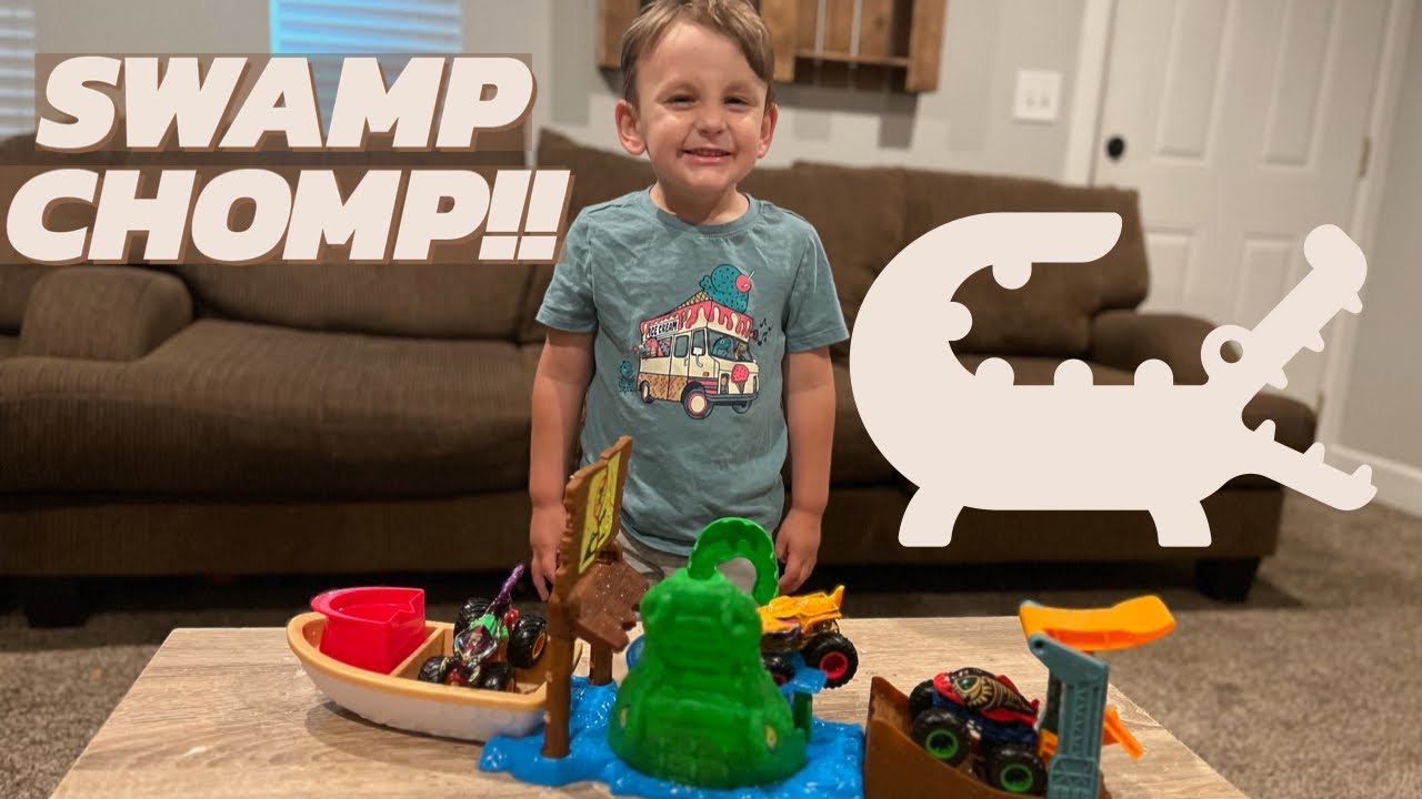 Hot Wheels Monster Truck Swamp Chomp Color Shifter Monster Trucks