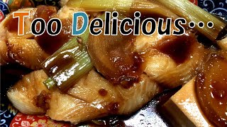 Japanese fish recipe : Karei no nitsuke|Amazingly delicious No oil cooking empowered by Mirin sauce