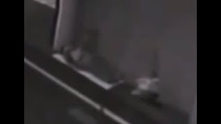 The Moment The Soul Leaves The Body Of This Homeless Man. Caught On CCTV