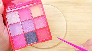 【ASMR】Slime Coloring with Makeup #11【Satisfying Slime Video】