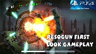 Resogun Gameplay PS4 1080P HD Single Player and Co-op Online