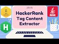 HackerRank | Java | Tag Content Extractor | Certification | Gold Badge