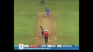 Dhoni finishes off in style!