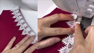 With these techniques, you will find sewing collar easier than you think | Sewing with lace