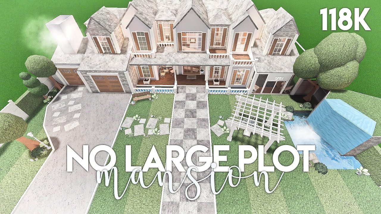 Bloxburg Mansion Modern House No Large Plot