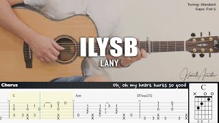 ILYSB (STRIPPED) - LANY | Fingerstyle Guitar | TAB + Chords + Lyrics