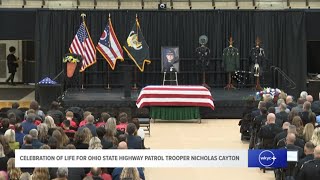 WATCH | Celebration of Life for Ohio State Highway Patrol Trooper Nicholas Cayton