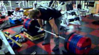 deadlift under knee 350kg