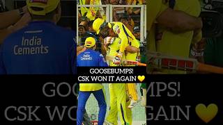 CSK WON IPL TROPHY AGAIN FOR 5TH TIME | MS DHONI EMOTIONAL MOMENTS | #IPL2023 #shortsfeed #MSDHONI