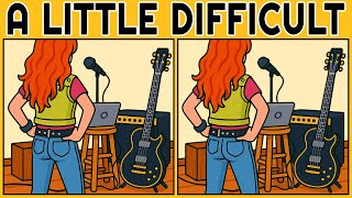 🧠 Spot the Difference Game | How Many Different Spots Can You Find?《A Little Difficult》