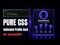 Pure CSS Staggered Social Links Animation Tutorial (No JavaScript!)