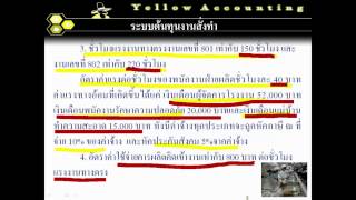 6 ระบบการคำนวณต้นทุนสินค้าสำเร็จรูปตามวิธีต้นทุนงานสั่งทำ