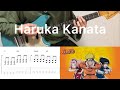 Naruto OP - 遥か彼方 Haruka Kanata (guitar cover with tabs & chords)