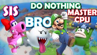 We tried PRO RULES in Mario Party Jamboree!! (Bro vs Sis vs Master CPU vs Luigi Does Nothing!)