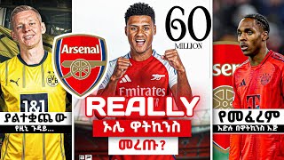 🔴እውነት አርሰናል የመረጠው ዋትኪንስን ነው? l ቴል የመምጣት እድል አለው l ዚንቼንኮ l የአርሰናል ደጋፊዎች l Arsenal l ethiopian sport