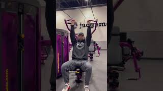 Planet Fitness - seated shoulder press machine w/voiceover