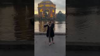 “Badinerie” by Bach in front of the Palace of Fine Arts in SF #flute#sf#bach#badinerie