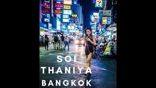 Soi Thaniya - Little Tokyo Bangkok Thailand 2021 4K ซ. ธนิยะ