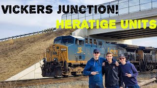 Railfanning Vickers Jct. in Northwood Ohio! | Heratige Units and more!